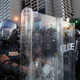 A riot line in Atlanta, Georgia on June 1, 2020.